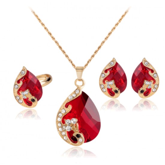 Wholesale Jewelry Peacock Necklace Set Wholesale Jewelry Peacock Necklace Set